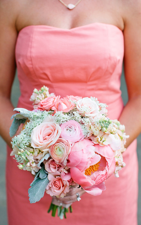 soft pink bridesmaid bouquet