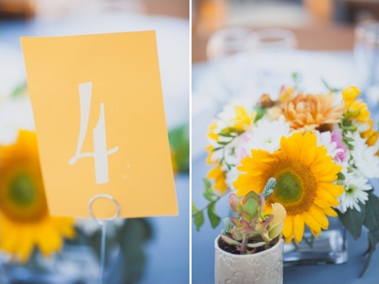 yellow wedding table ideas
