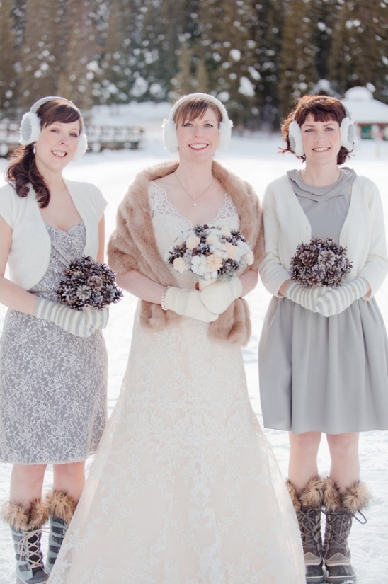 winter wonderland bridesmaids