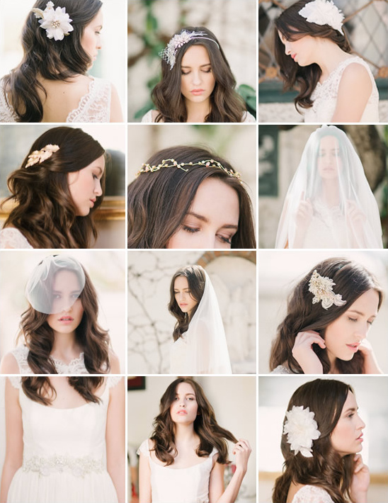 Elegant bridal hair accessories for weddings