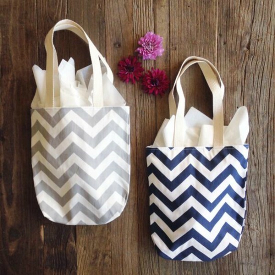 Bridesmaid Gifts in Chevron