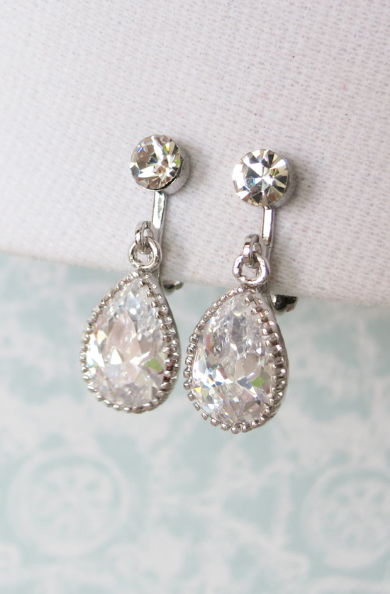 Clip - On Earrings for Brides / Bridesmaids