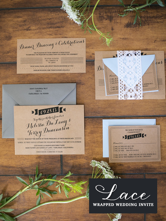 Dress Up Your Wedding Invites