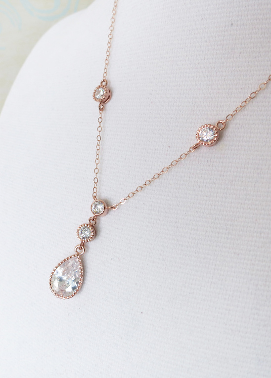 for the LOVE of Rose Gold Bridal Jewelry
