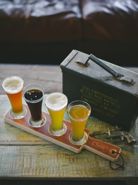 Custom Beer Flight Sampler Paddle