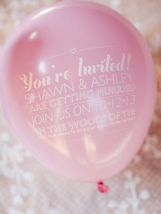 custom pink wedding balloons