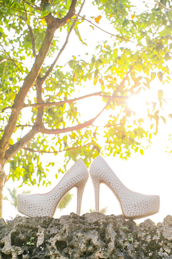 diamond bejewled wedding shoes