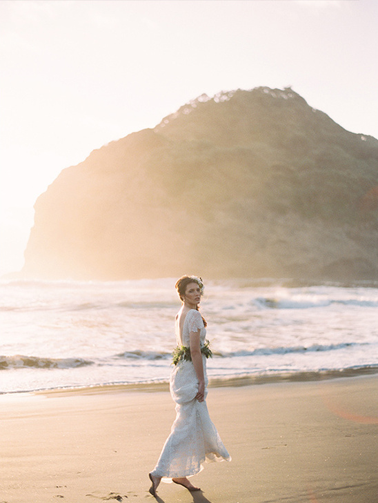 beach inspired bridal session