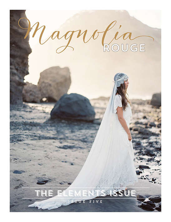 Magnolia Rouge Newest Issue  + Beach Bridal Session Tips