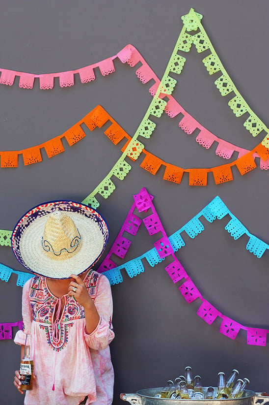 make your own papel picado banners