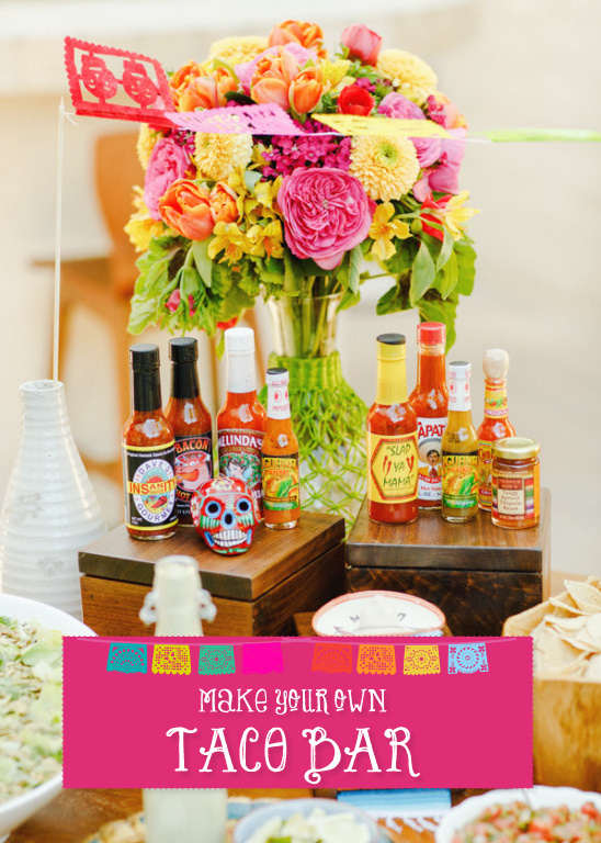 Make Your Own Taco Bar + Free Taco Bar Printables