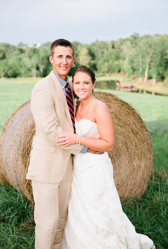 North Carolina Pink and Navy BBQ Wedding