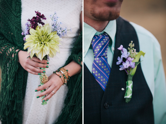 wedding floral accents bride bouquet groom boutonniere