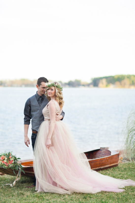 romantic engagement on the lake
