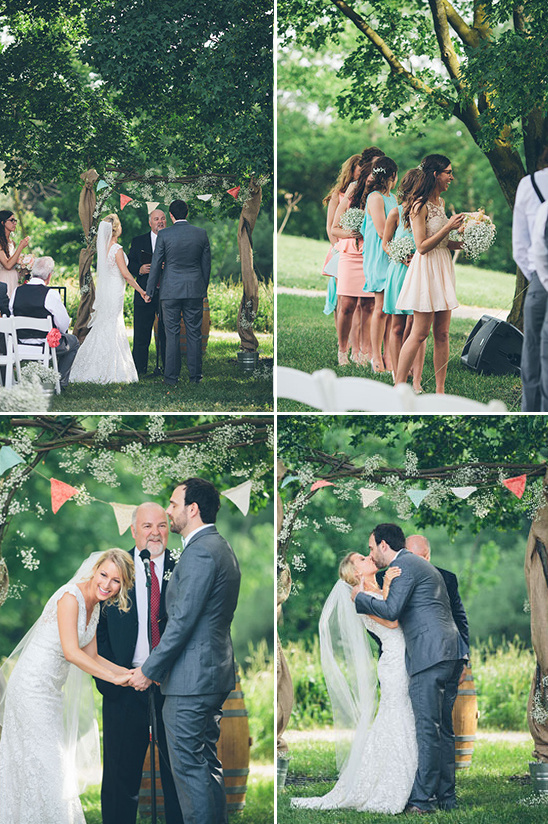 outdoor wedding ceremony