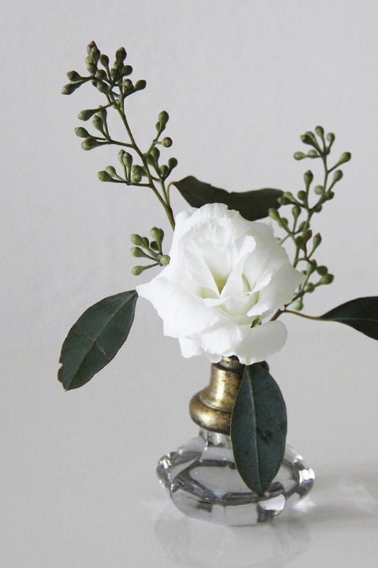 turn your old door knob into a vase