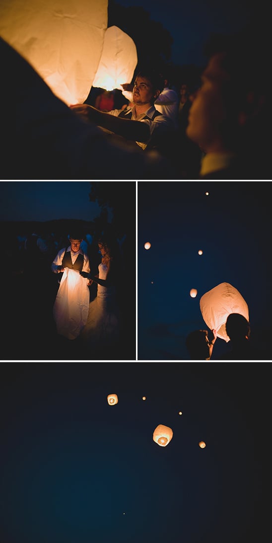 memorial wedding lantern release