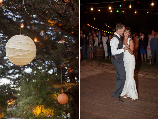 paper lanterns and first dance