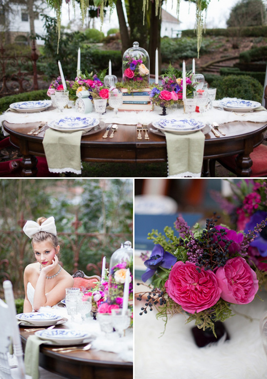 alice in wonderland inspired tablescapes