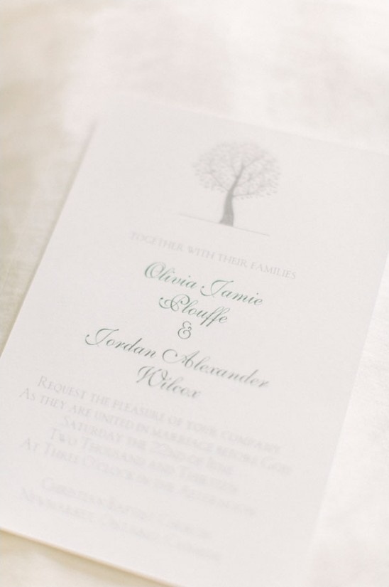 elegantly simple wedding invitations