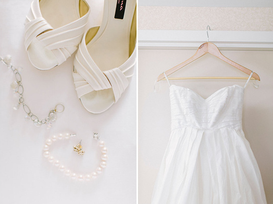 white wedding accessories