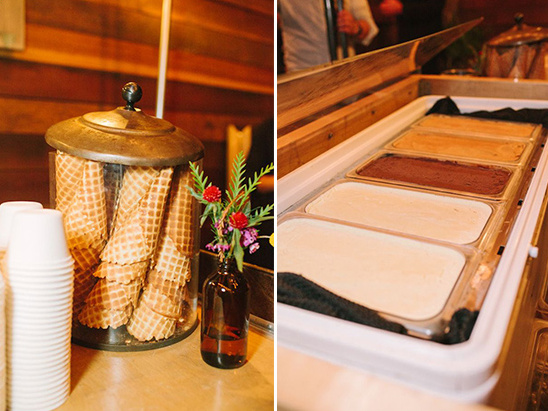 wedding ice cream treats