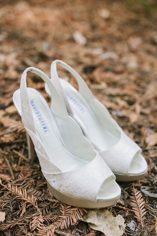 david tutera white lace wedding shoes