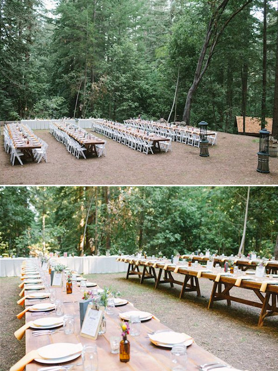 camp style reception