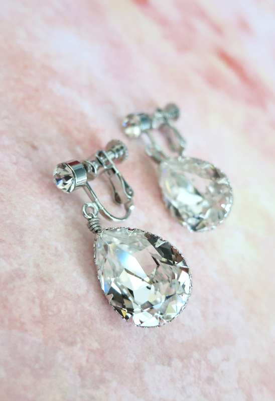 Bridal Earrings for the Non-pierced Brides and Bridesmaids