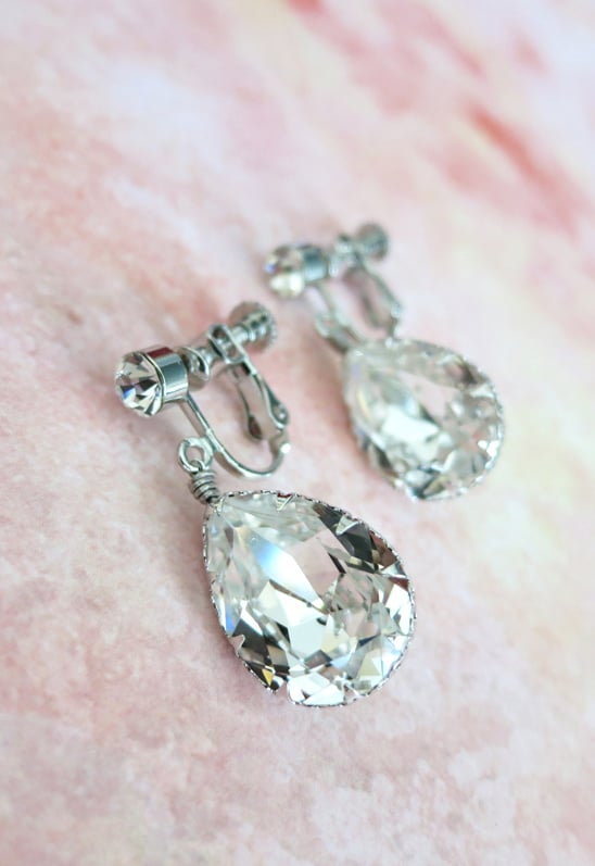 Bridal Earrings for the Non-pierced Brides and Bridesmaids