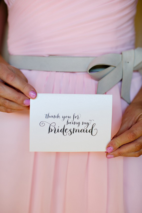 thank you for being my bridesmaid