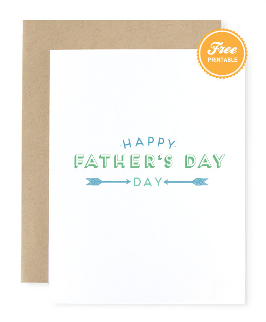 Free Father's day Printable Card