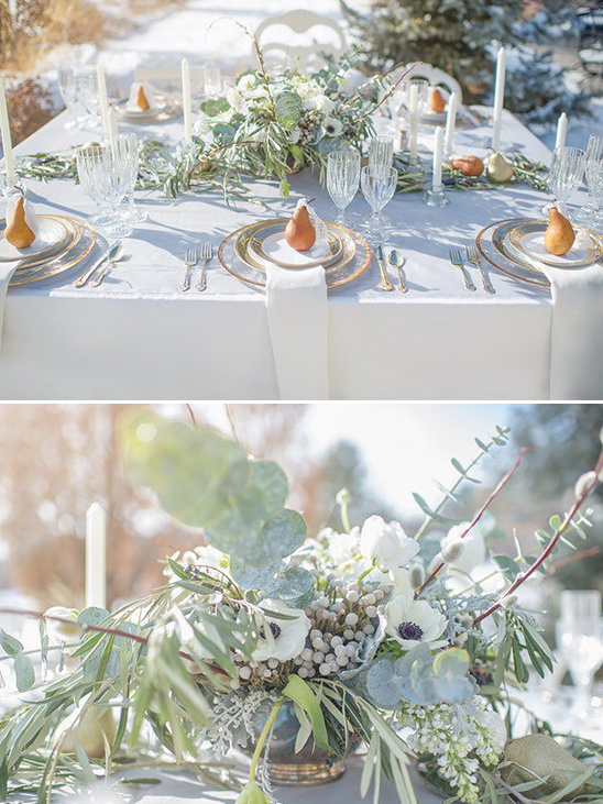winter wedding reception ideas