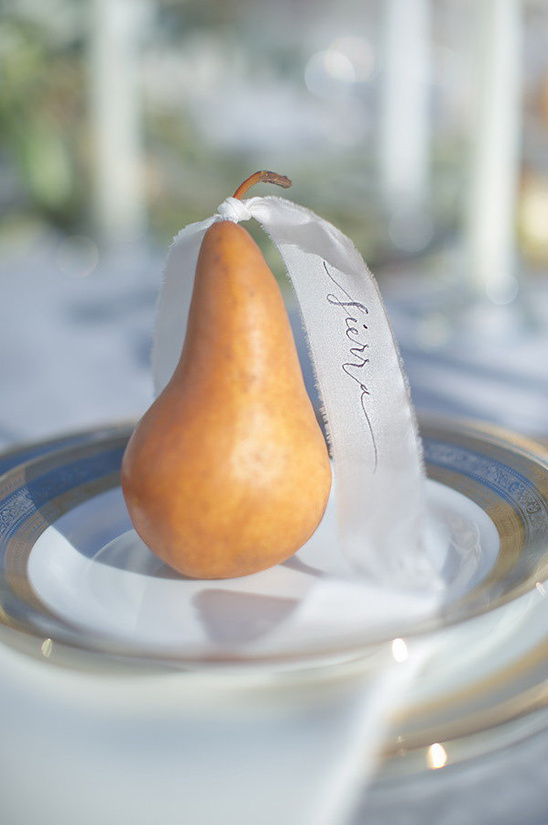 pear place cards