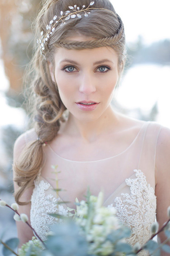 wedding hair and makeup ideas for the winter