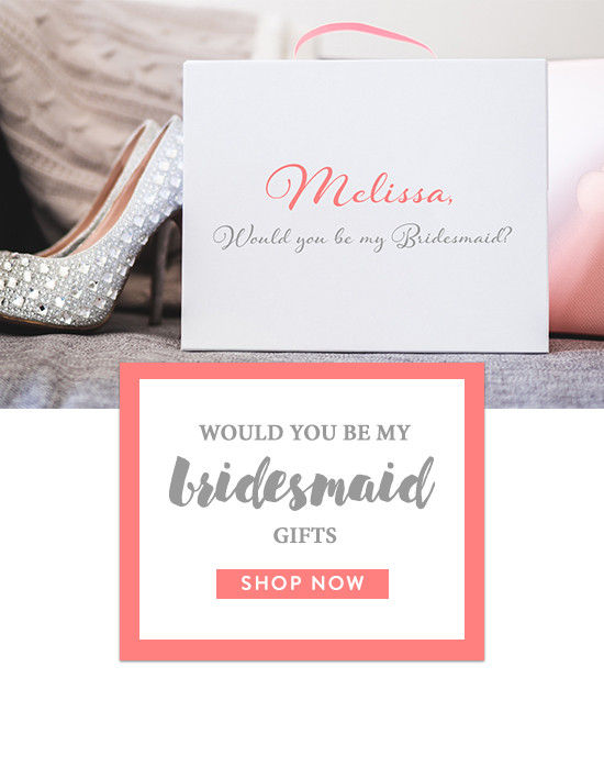 Personalized Will You Be My Bridesmaid Gifts