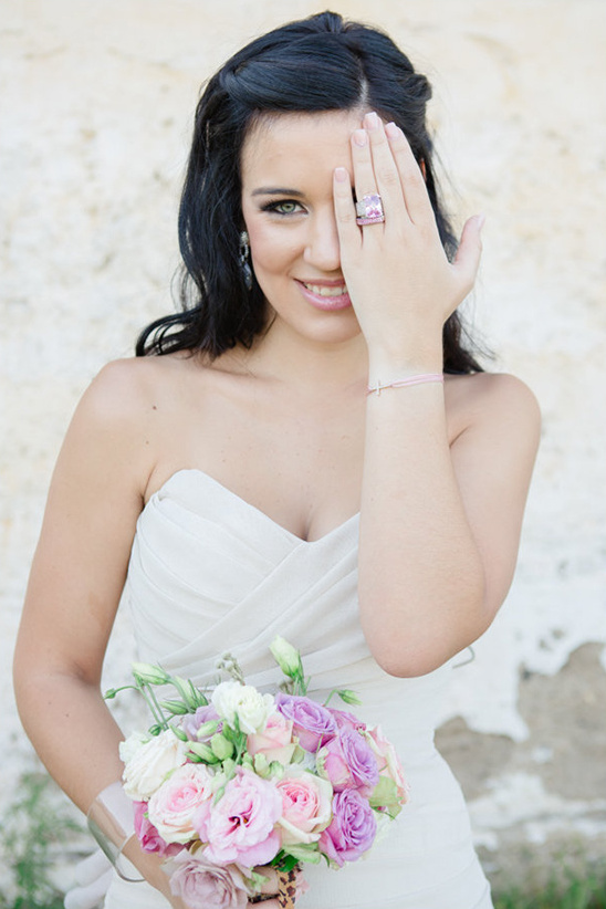 pink engagement ring