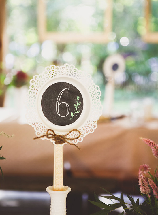 doily table numbers