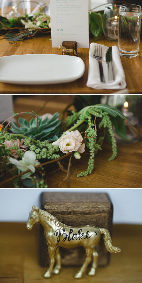 eclectic table decor