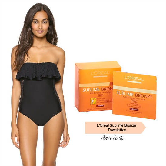 L'Oreal Paris Sublime Self Tanning Towelettes review