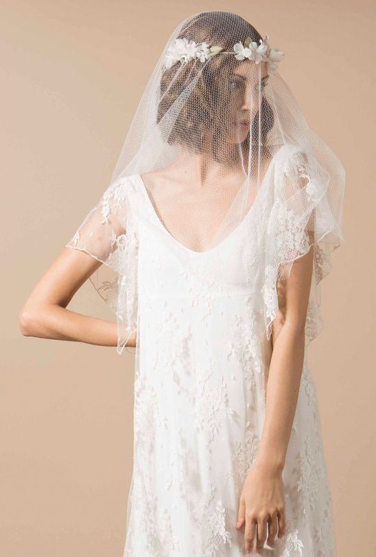 Lace Wedding Gown by Delphine Manivet