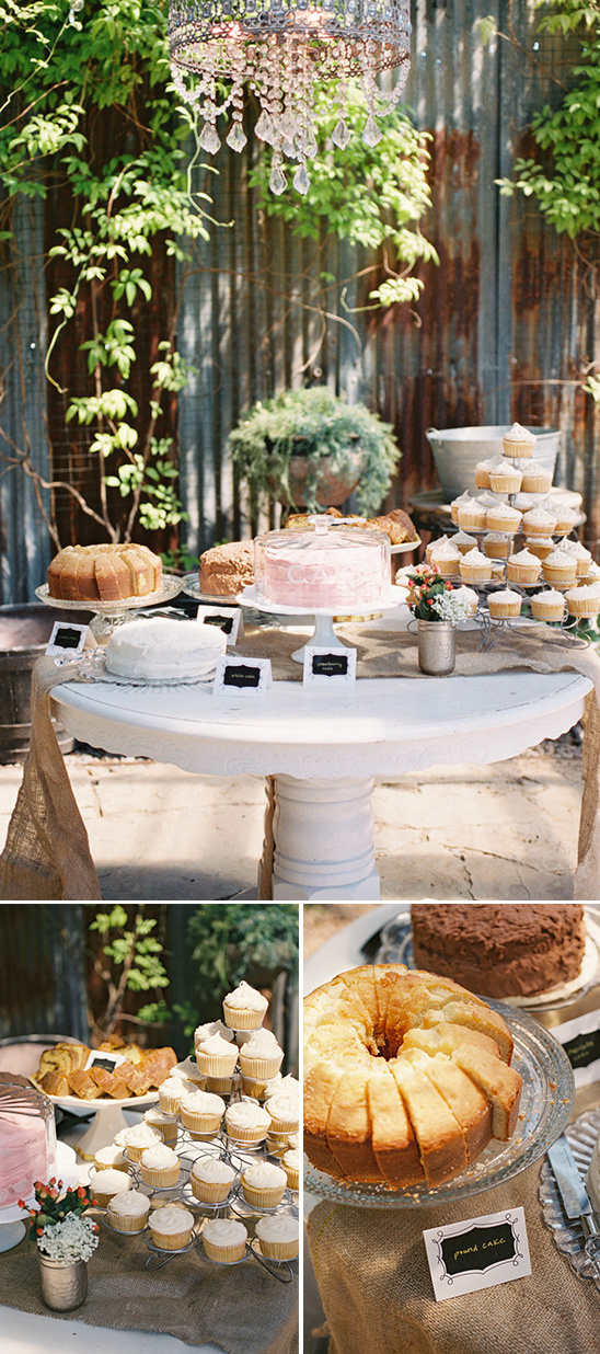 bridal shower cake table idea