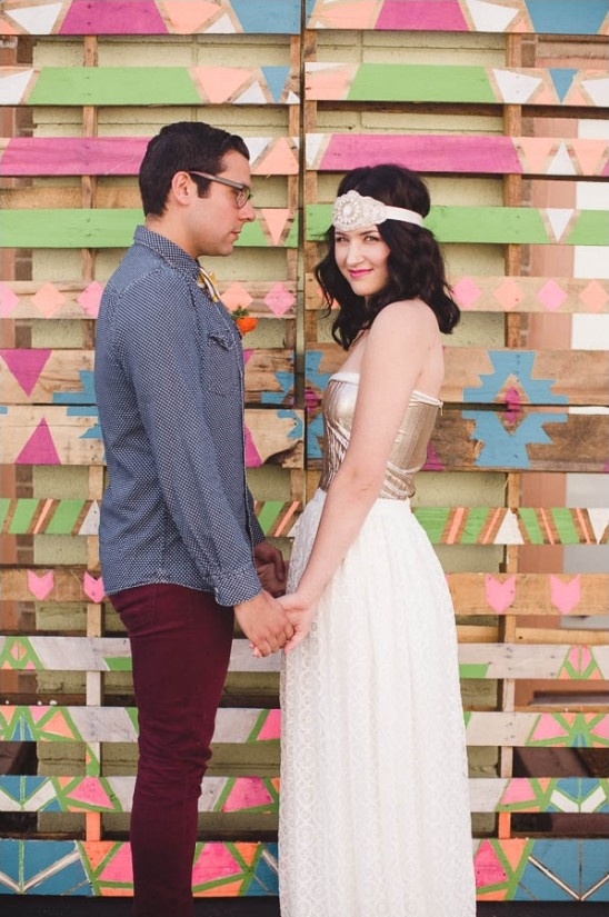 Aztec Themed Wedding + DIY Seating Ideas