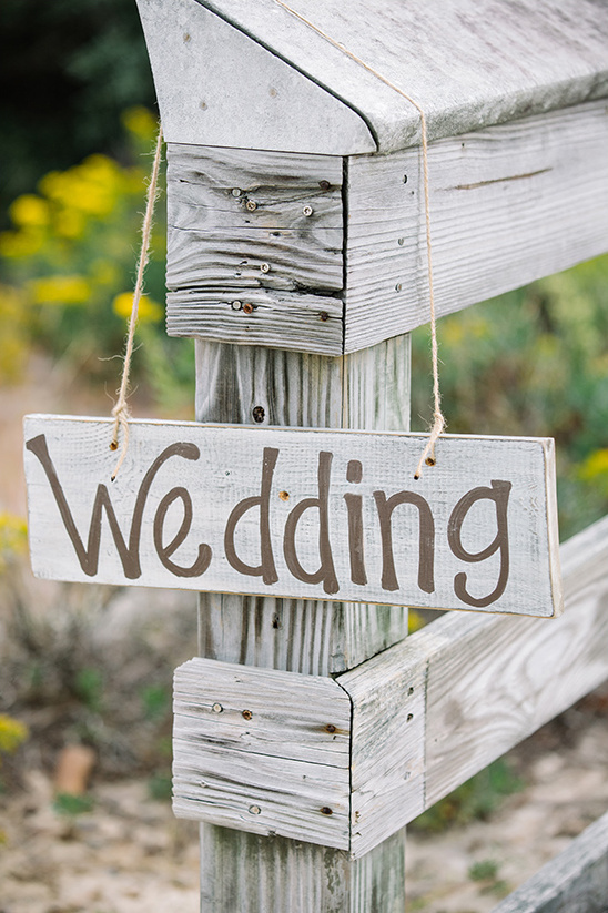 wedding sign