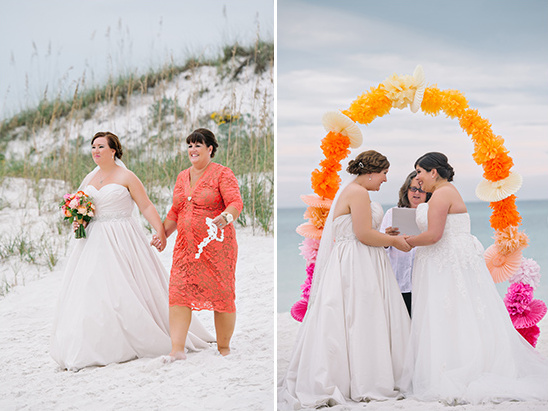 walking down the aisle