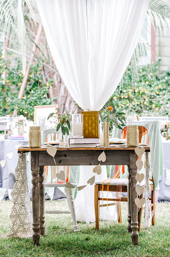 vintage sweetheart table