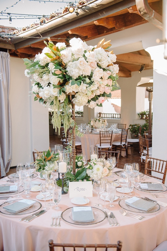 peach and white wedding ideas