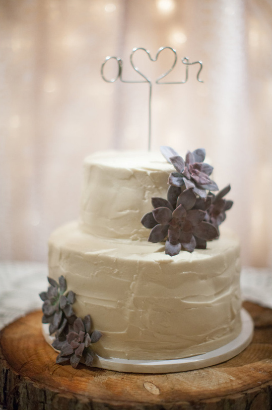 wire initial cake topper