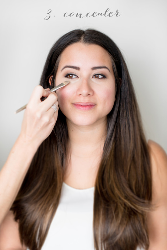how to put on your concealer for your wedding