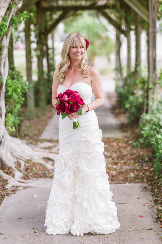 Jasmine Bridal wedding dress with rose ruffles